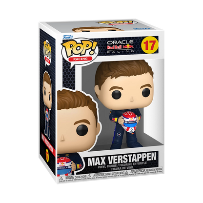 PRE-ORDER ETA SEPT Funko Pop! Formula 1 Redbull Racing - Max Verstappen (Holding Helmet) #17