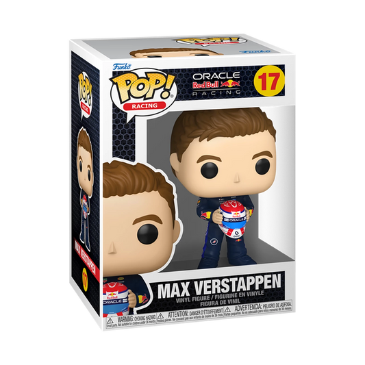 PRE-ORDER ETA SEPT Funko Pop! Formula 1 Redbull Racing - Max Verstappen (Holding Helmet) #17