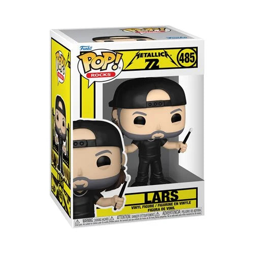 PRE-ORDER ETA JAN 2026 (Subject to change) Funko Pop! Metallica - Lars (72 Seasons) #485