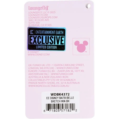 Loungefly Beauty and the Beast Belle Sketch Mini-Backpack - Entertainment Earth Exclusive