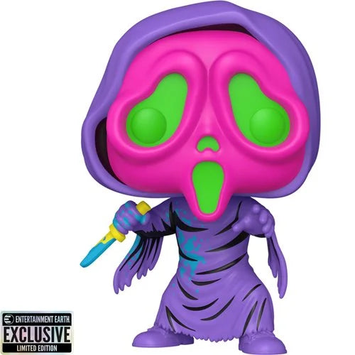 Funko Pop! Ghost Face #1607 - Black Light - Entertainment Earth Exclusive