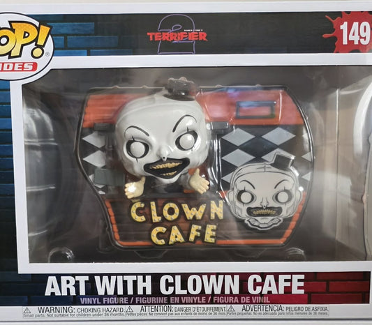 Funko Pop! Rides - Terrifier 2 - Art With Clown Cafe #149 - LIMIT 1 PER ORDER!