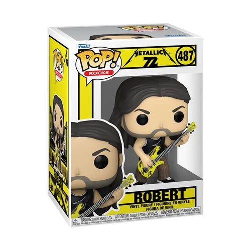 PRE-ORDER ETA JAN 2026 (Subject to change) Funko Pop! Metallica – Robert (72 Seasons) #487