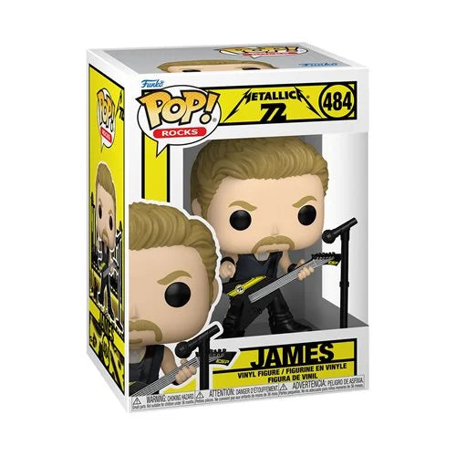 PRE-ORDER ETA JAN 2026 (Subject to change) Funko Pop! Metallica – James Hetfield (72 Seasons) #484