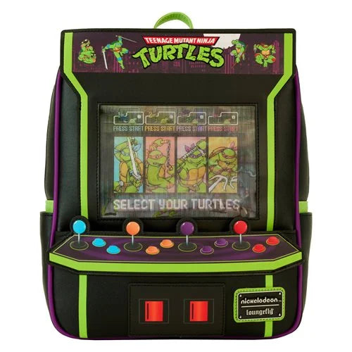 Loungefly Teenage Mutant Ninja Turtles 40th Anniversary Vintage Arcade Mini-Backpack