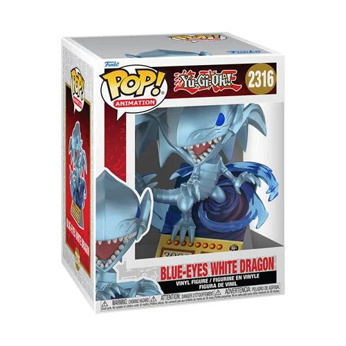 Funko Pop! Yu-Gi-Oh - Blue Eyes White Dragon #2316 (6" Premium)