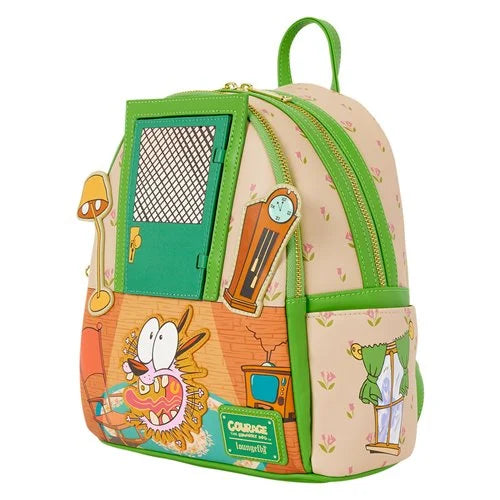 Loungefly - Courage the Cowardly Dog Lenticular Mini Backpack