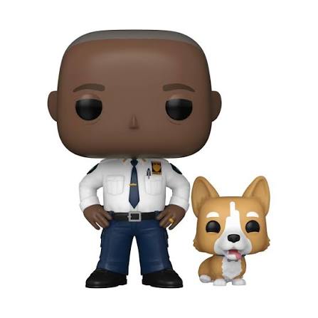 Funko Pop! Brooklyn 99 - Captain Ray Holt With Cheddar #1626