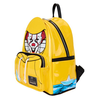 Loungefly x Warner Brothers IT Pennywise Raincoat Cosplay Mini Backpack - Glow In The Dark