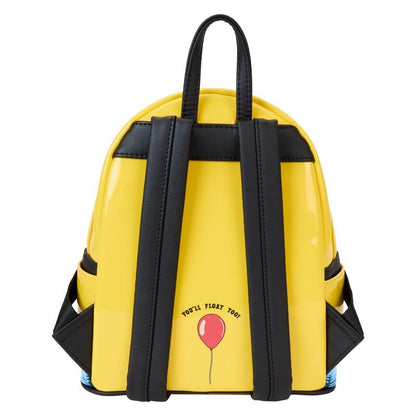 Loungefly x Warner Brothers IT Pennywise Raincoat Cosplay Mini Backpack - Glow In The Dark