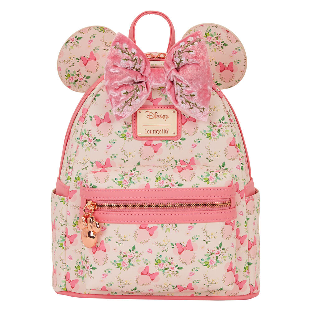 Loungefly Disney Minnie Mouse Floral All-Over Print Mini Backpack