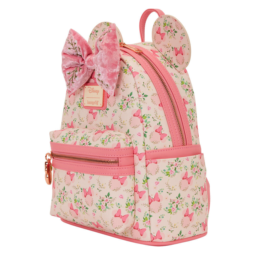 Loungefly Disney Minnie Mouse Floral All-Over Print Mini Backpack