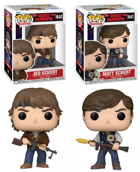 Funko Pop! Red Dawn - Matt Eckert #1641 & Jed Eckert #1640 - Bundle