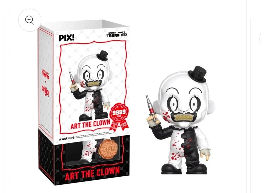 Coming Soon.. Thrilljoy - Terrifier 2 - Art the Clown with Syringe Pix! Vinyl Figure