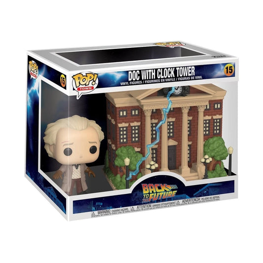 Funko Pop! Town - Back To The Future - Doc With Clock Tower #15