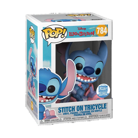 Funko Pop! Lilo &Stitch - Stitch On Tricycle #784 - Funko Shop Limited Edition